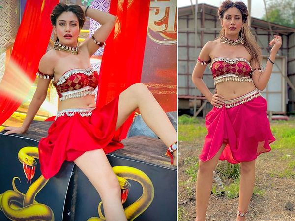 Surbhi Chandna Naagin 5 Actress sultry Hot look 