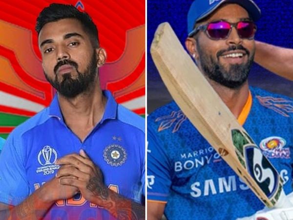 Lucknow captain KL Rahul, Gujarat captain Hardik Pandya