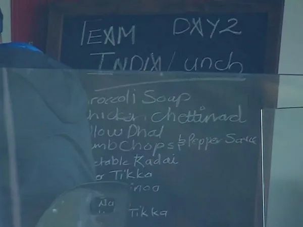 india's lunch menu for day-2