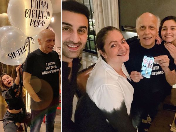 Ranbir Kapoor and Alia Bhatt together| Ranbir Kapoor and Alia Bhatt Celebrate Mahesh Bhatt birthday| Mahesh Bhatt 73th birthday bash|