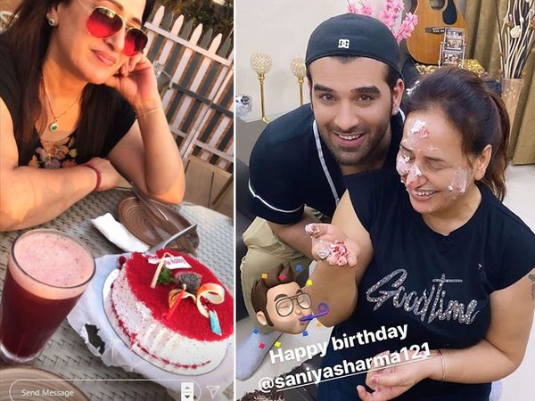 Paras Chhabra Mahira Sharma Celebrate Mother saniya sharma Birthday Check Videos