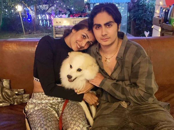 Malaika Arora with Son Arhaan Khan