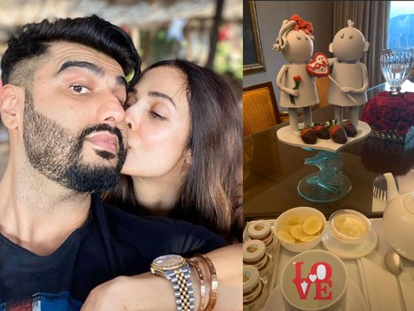Malaika Arora and Arjun Kapoor Celebrate Valentines Day