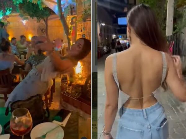 Malaika Arora belly dance Video From a Turkey resturant wearing a backless top goes viral- 