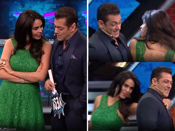 bigg boss 13 Mallika Sherawat Romantic dance With salman khan Watch Video