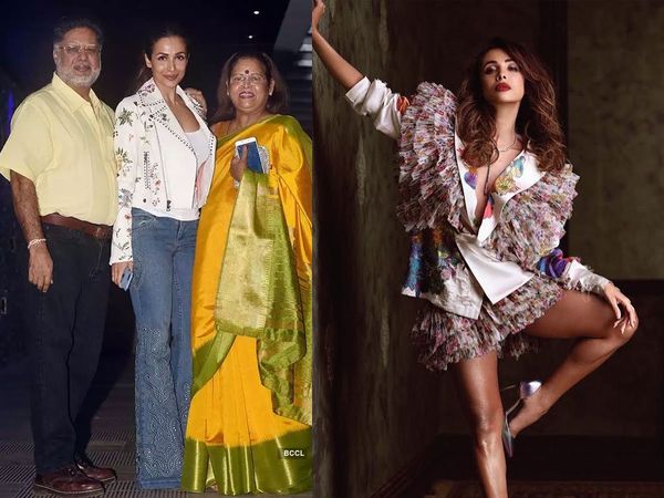 Malaika Arora With Parents