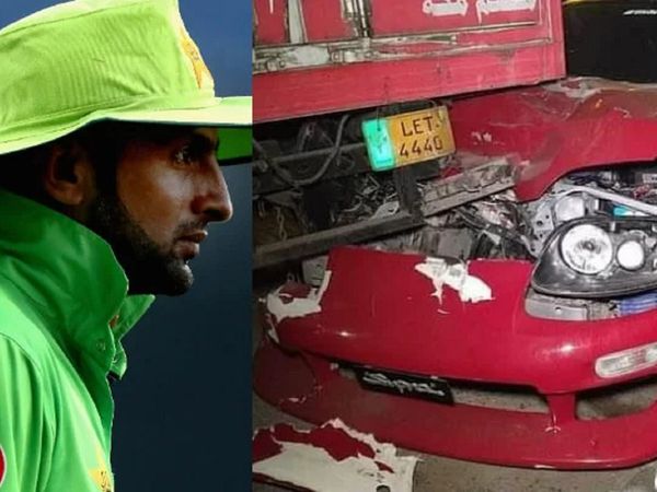 shoaib malik car accident
