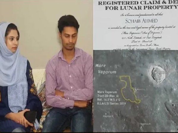 man buys land on moon