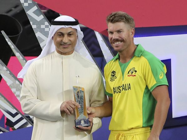 david warner man of the tournament t20 world cup 2021