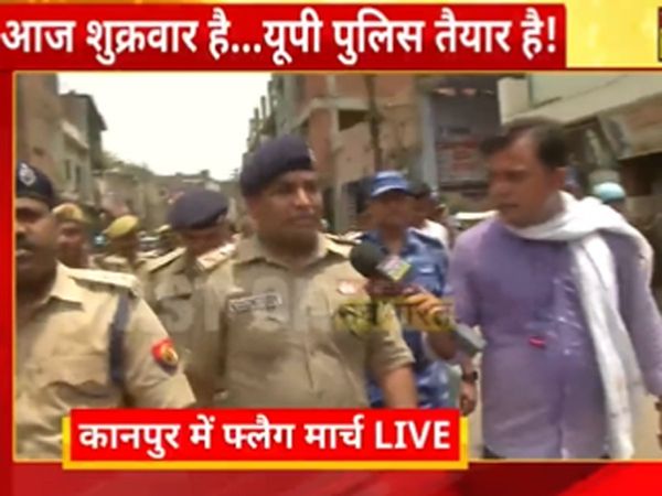  Kanpur Violence: High alert in UP before Friday prayers, police flag march drone deployed