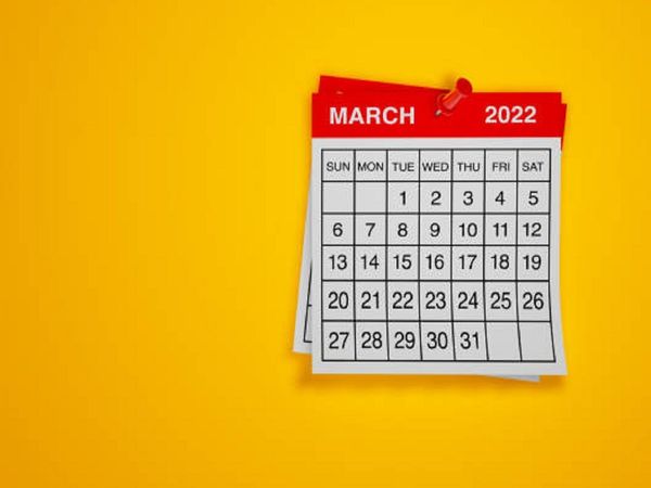Bank Holidays list March 2022 according to RBI