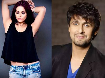 Marina Kuwar and Sonu Nigam Marina Kuwar and Sonu Nigam