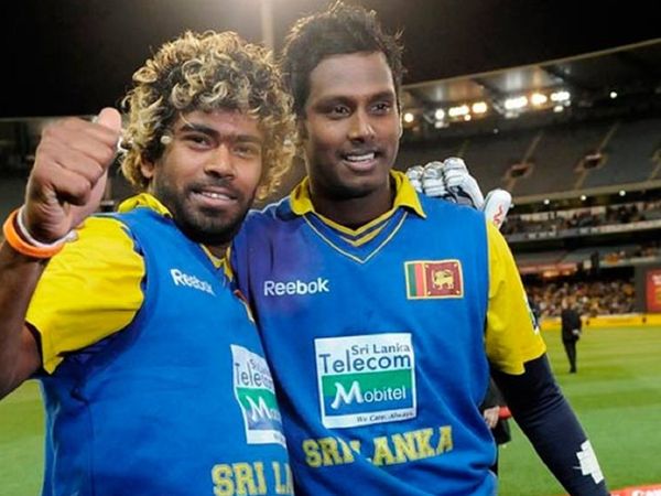 lasith malinga and angelo mathews