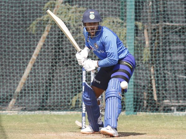 Mayank Agarwal, KL Rahul and Navdeep Saini sweat out in Ahmedabad