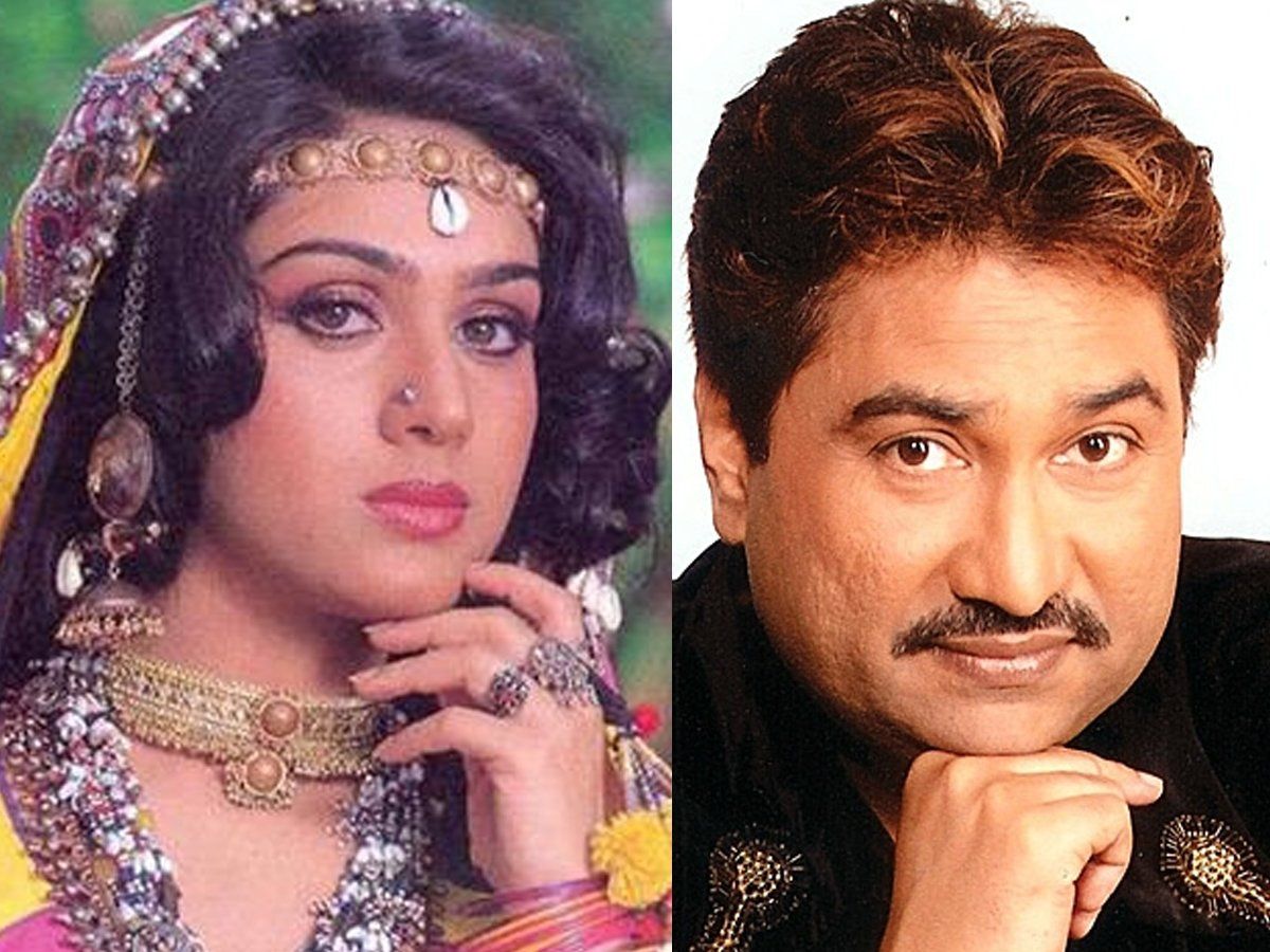 Meenakshi Sheshadri Kumar Sanu Love story bollywood throwback Meenakshi  Sheshadri Kumar Sanu Love story, मीनाक्षी शेषाद्री से एक फ‍िल्‍म प्रीम‍ियर  में मिले थे कुमार सानू, देखते ही दे बैठे ...