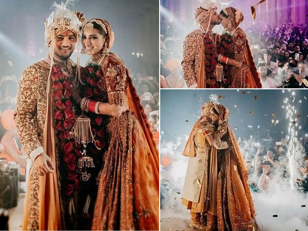 Milind Gaba wedding photos: punjabi singer milind Tie The Knot withPria Beniwal check Mehendi And Sangeet Festivities photos- 