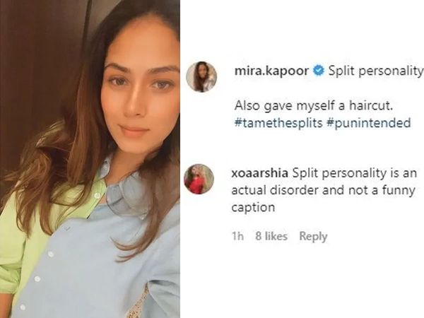 Mira Rajput split personality Shahid Kapoor wife Goes For New Haircut