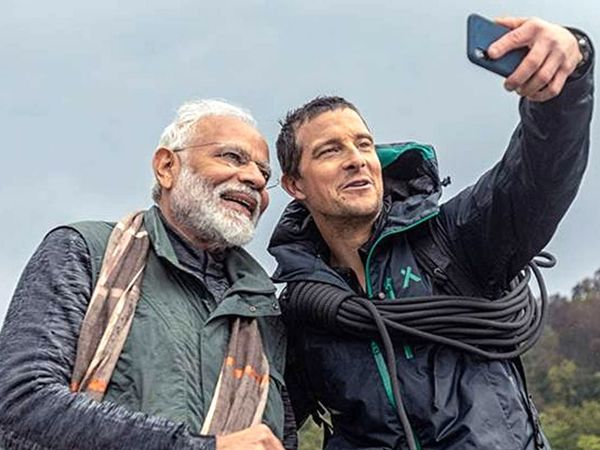 Prime Minister Modi and Man Vs Wild's host Bayer Grylls, shared a photo