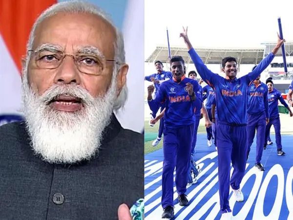 narendra modi congratulate india u19 team