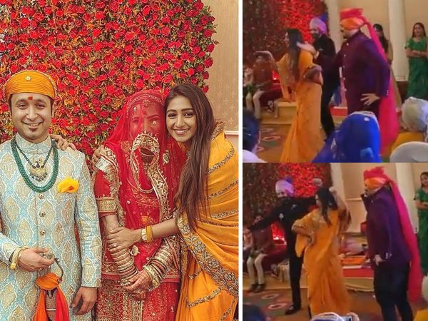 yeh rishta kya kehlata hai Actress Mohena Kumari Singh Dance With Hubby Suyash Rawat At Family Wedding Watch video