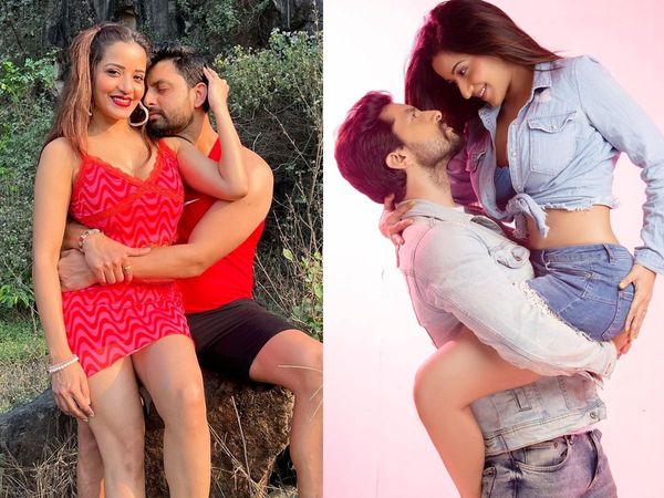 Monalisa with Husband Vikrant