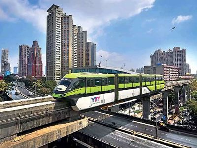 Mono Rail will run again on the track from October 18 currently will run on Chembur-Wadala-Jacob Circle track Mono Rail will run again on the track from October 18 currently will run on Chembur-Wadala-Jacob Circle track