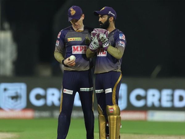 dinesh karthik and eoin morgan