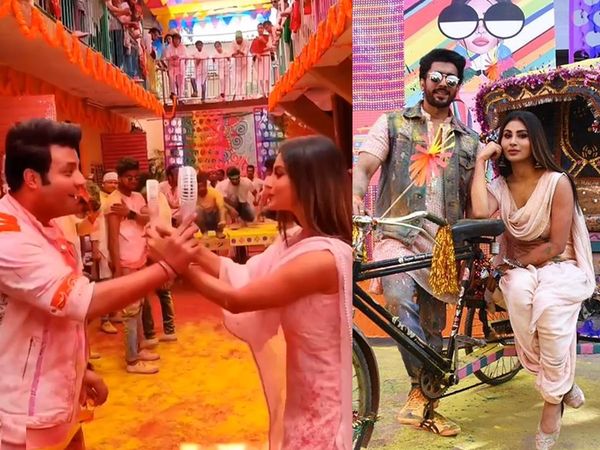 Mouni Roy in Holi Song