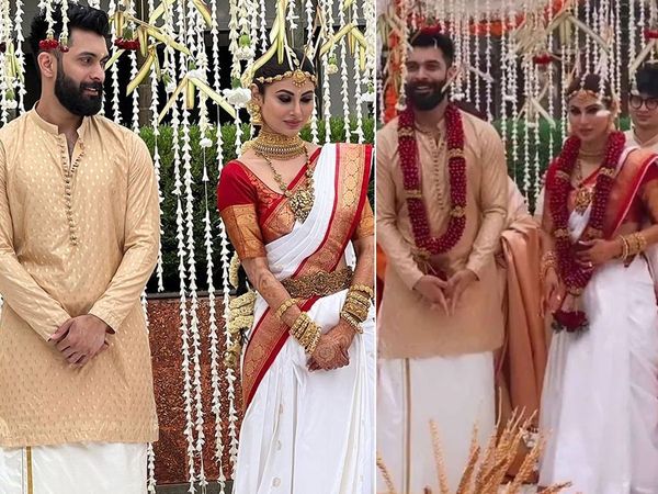 Mouni Roy And Suraj Nambiar First Wedding photo check here