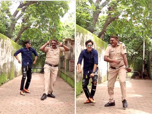 वायरल हो रहा पुलिसकर्मी का धमाकेदार डांस