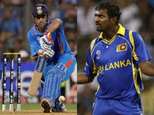 ms dhoni and muttiah muralitharan