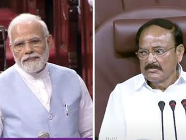  PM Modi bids farewell to VP Venkaiah Naidu in Rajya Sabha mentions his oneliners