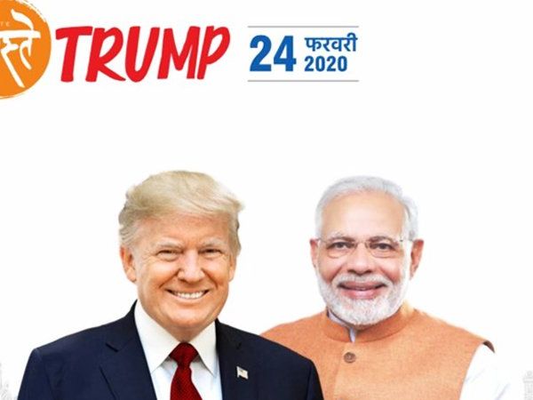 US President Donald Trump india visit programe rename now its Namaste Trump, Ahmedabad Municipal Corporation releases new poster