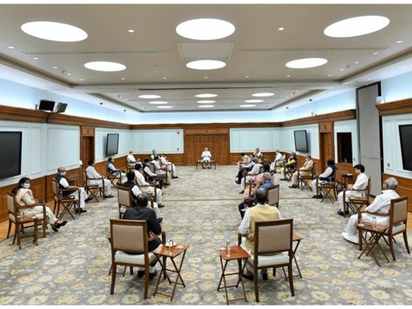  PM Modi interacts with newly-elected BJP Rajya Sabha MPs