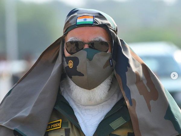  Youth Congress attacks PM Modi for wearing Army uniform in Jaisalmer