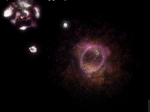 NASA Hubble Telescope cosmic ring of fire