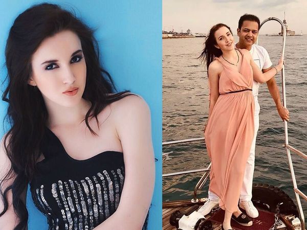 Rahul Mahajan with Wife Natalya Ilina