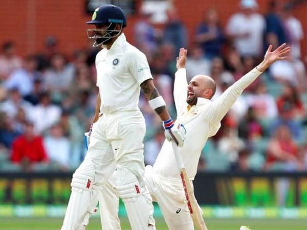 Nathan Lyon Virat Kohli