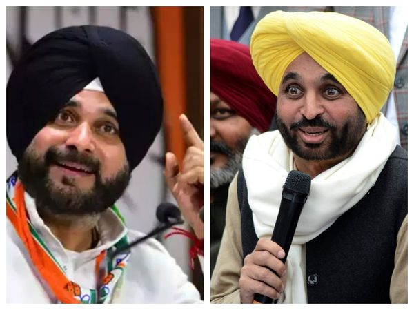 Navjot Singh Sidhu, Bhagwant Mann, Punjab Assembly Election 2022, Punjab Assembly Election Result 2022, Congress, Aam Aadmi Party, 