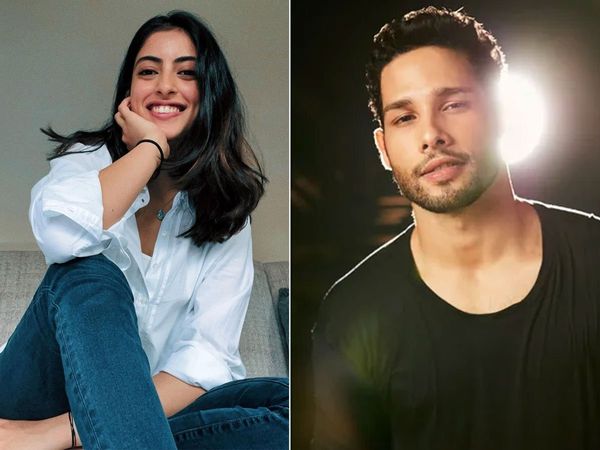 Navya Naveli Nanda and Siddhant charturvedi