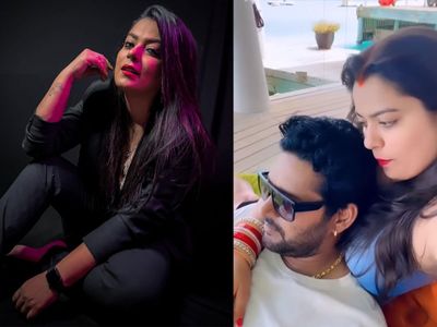 Nidhi Jha with Husband Yash Kumar Nidhi Jha with Husband Yash Kumar