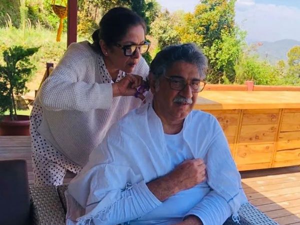Neena Gupta with Husband Vivek Mehra