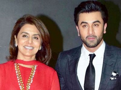 Neetu Kapoor and Ranbir Kapoor Neetu Kapoor and Ranbir Kapoor