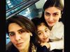 Neetu Kapoor with Riddhima and Samara
