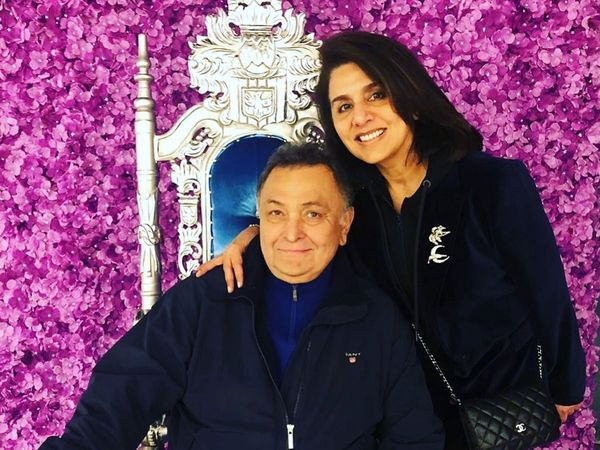 Rishi Kapoor with Wife Neetu