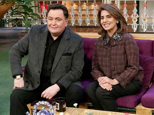Neetu Kapoor with Late Husband Rishi Kapoor