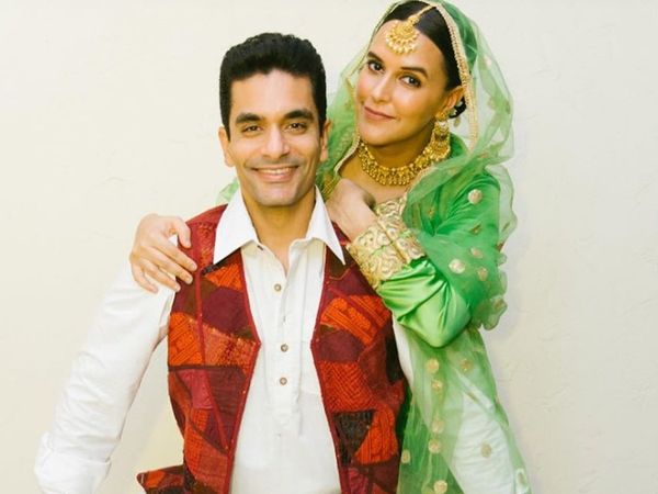 Neha Dhupia Angad Bedi Love Story Marriage photos together daughter meher