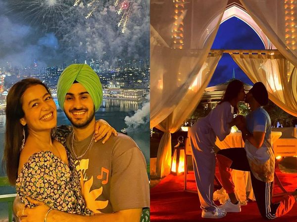 Neha Kakkar and Rohanpreet Singh