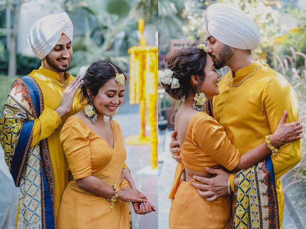Neha Kakkar And Rohanpreet Singh Haldi Ceremony