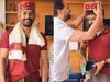 ms dhoni wears shimla's traditional hat